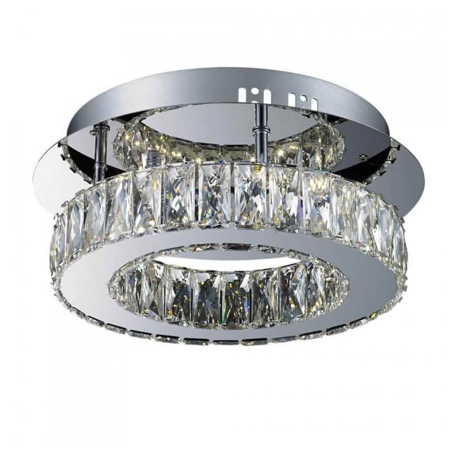 Plafonnier LED cercle miroir - DIEZ Couleur v019844 <span itemprop=