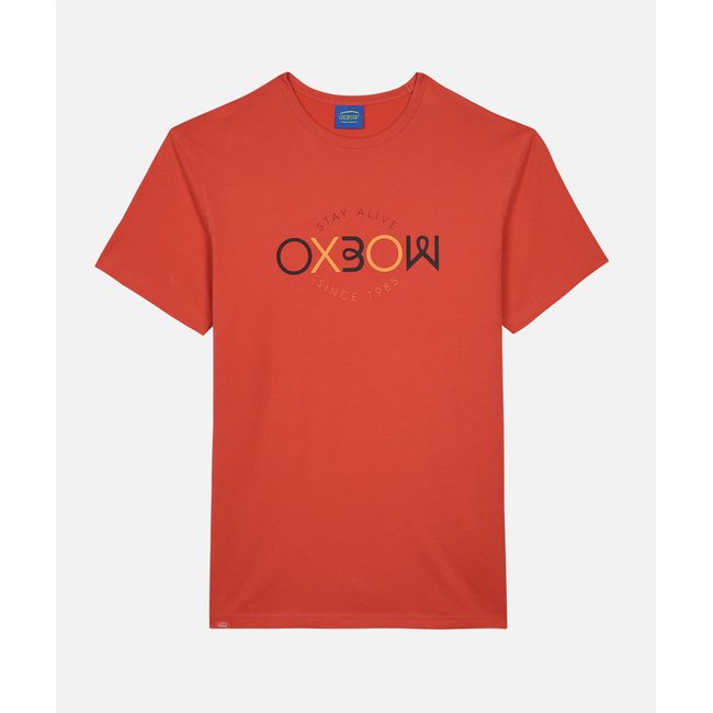 Tee shirt manches courtes graphique TEIKI guarana <span itemprop=