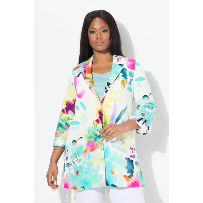 Veste côtelée. Col à revers et blanc neige <span itemprop=