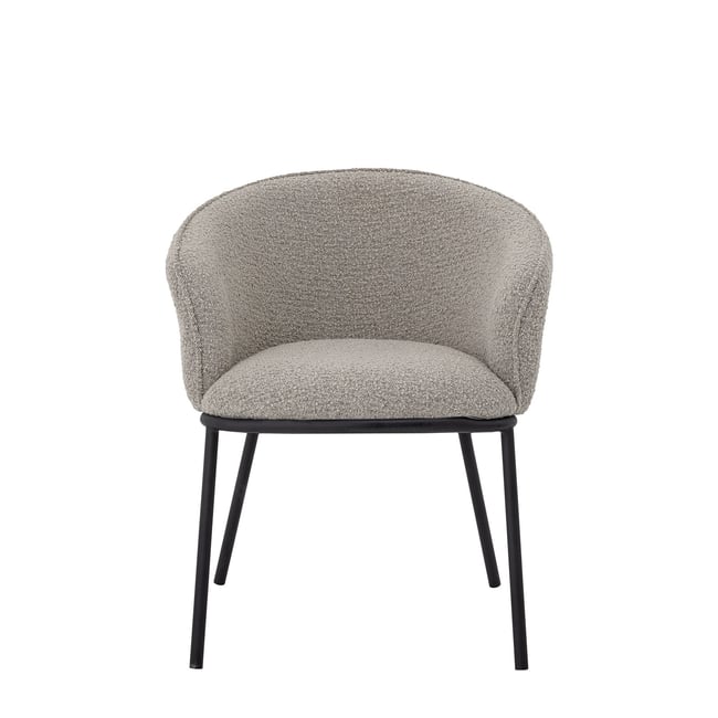 Fauteuil en tissu Cortone Couleur gris <span itemprop=