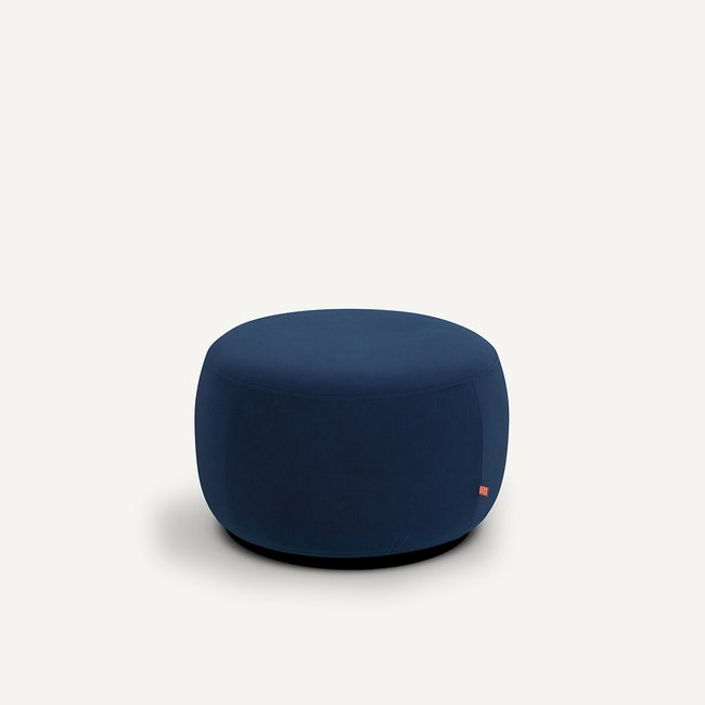 Repose-pied XL velours, Rosebury design E.Gallina - AM.PM
