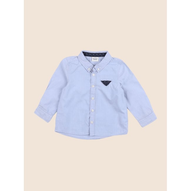 Chemise - Bon état bleu <span itemprop=
