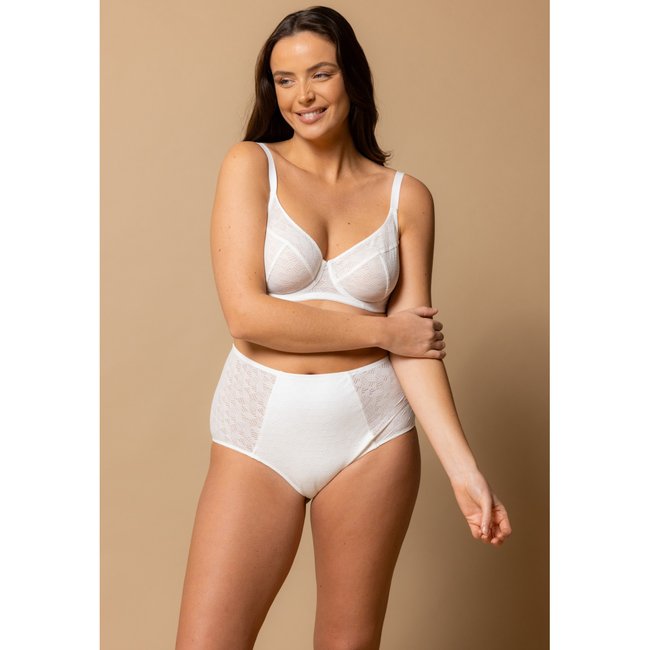 Soutien-gorge ivoire ALOES blanc <span itemprop=