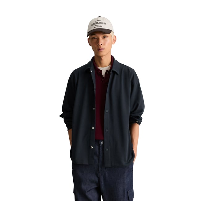 Surchemise ample en jersey interlock épais - MARC O’POLO DENIM