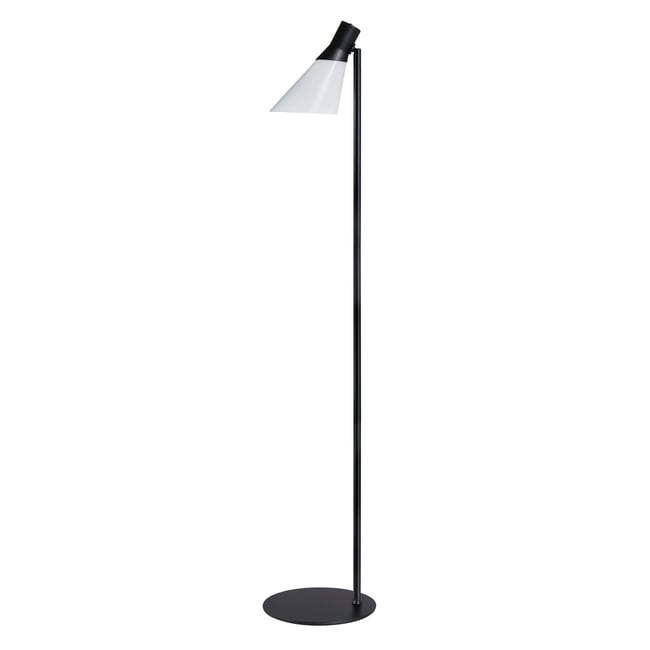 Lampadaire en verre GENT Couleur noir <span itemprop=
