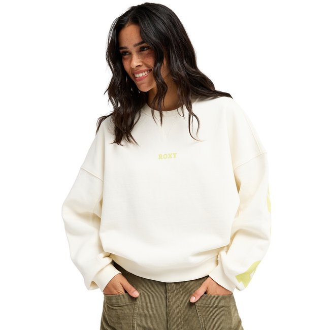 Sweat oversize FROSTBEAM. blanc coconut milk <span itemprop=