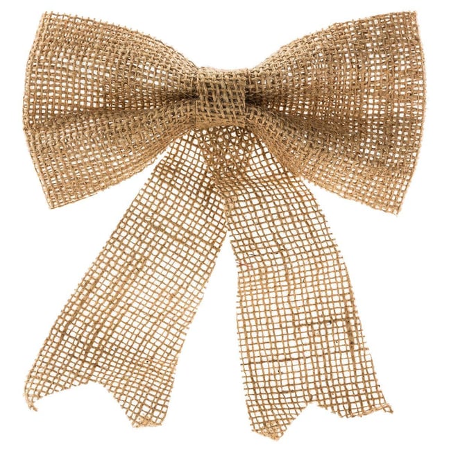 Nœud déco 20 x 24 cm jute Couleur multicolore <span itemprop=