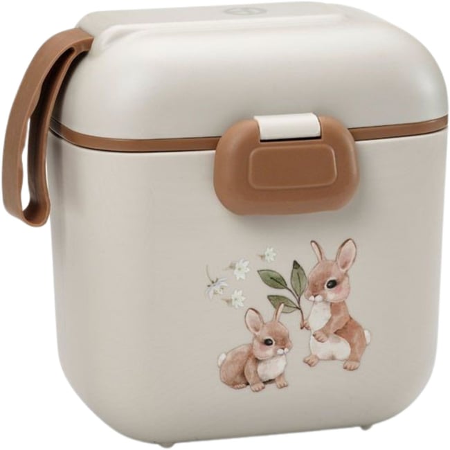 Lunch et Snack box ecru, marron, vert <span itemprop=