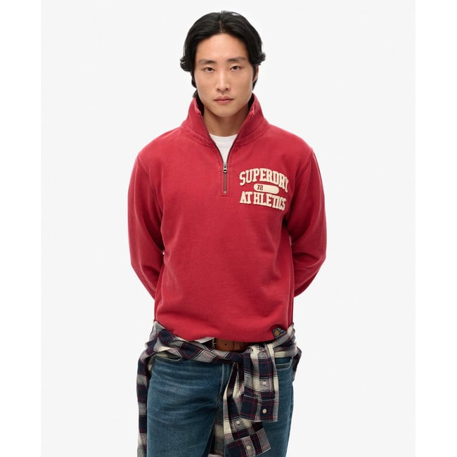 Sweat à col zippé Vintage Athletic - SUPERDRY