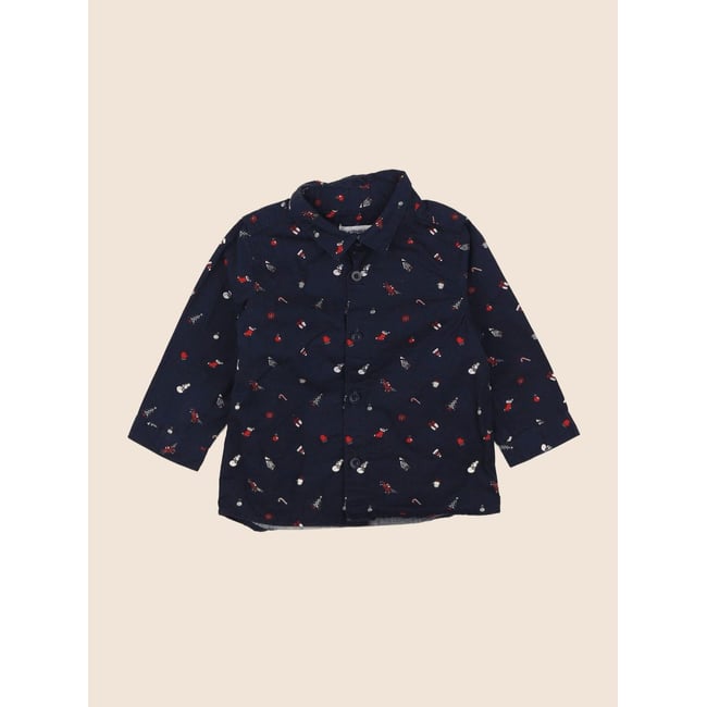 Chemise - Très bon état bleu, rouge <span itemprop=