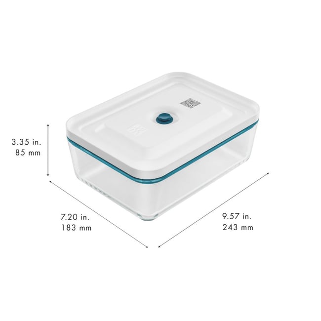ZWILLING FRESH & SAVE Boîte pour réfrigérateur sous vide, verre, La Mer - ZWILLING