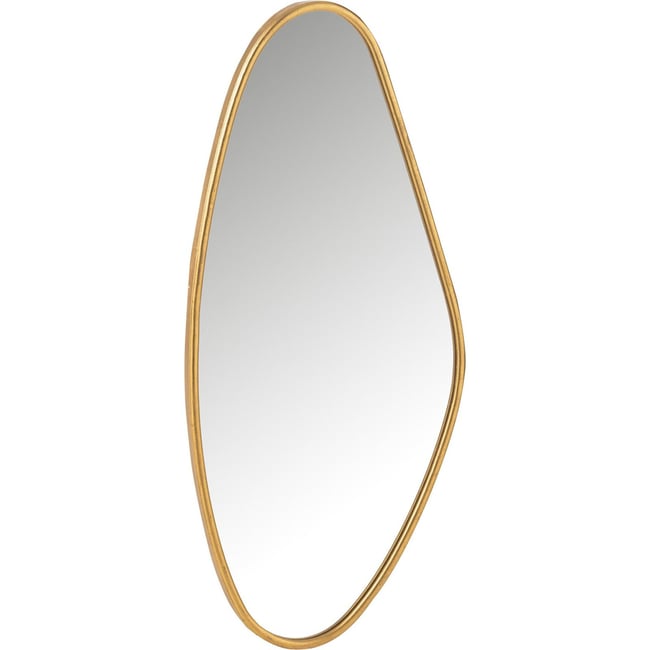 Miroir abstrait en verre Couleur doré <span itemprop=