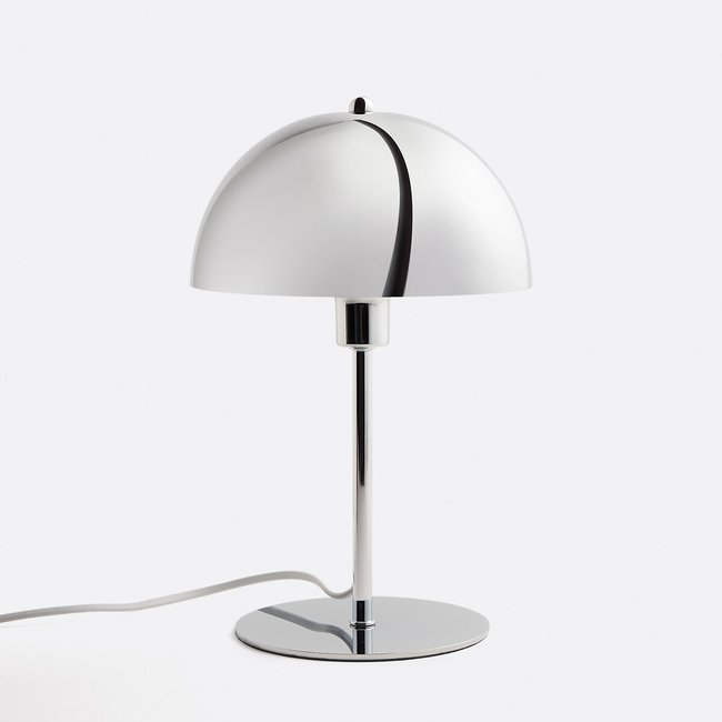 Mushroom Table Lamp in Chrome Metal Capi, chrome, LA REDOUTE INTERIEURS
