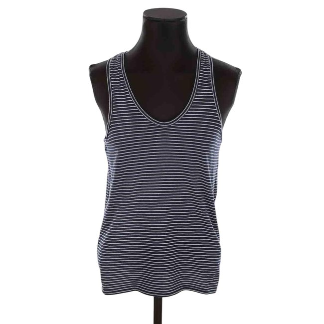 Top sans manche en coton - Très Bon État bleu <span itemprop=