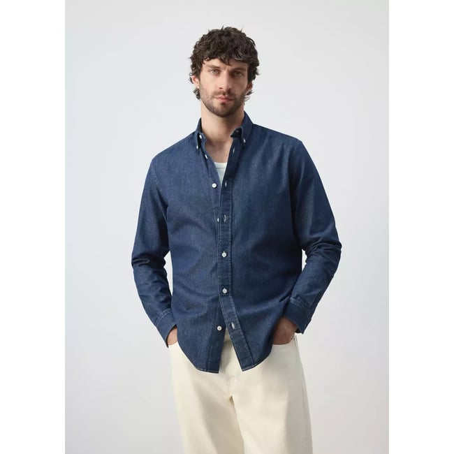 Chemise en jean regular-fit - MANGO MAN