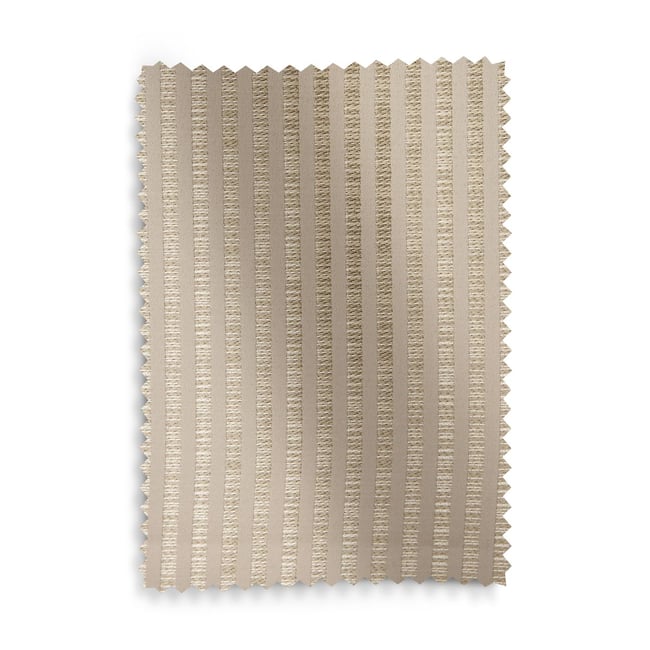 Rideaux doublés en jacquard à œillets/rayures champagne doré <span itemprop=