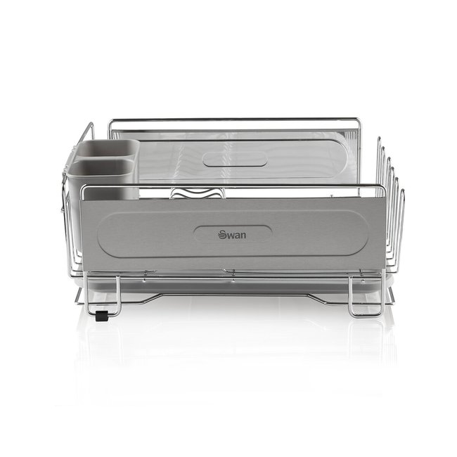Chrome Dish Rack, silver-coloured, SWAN