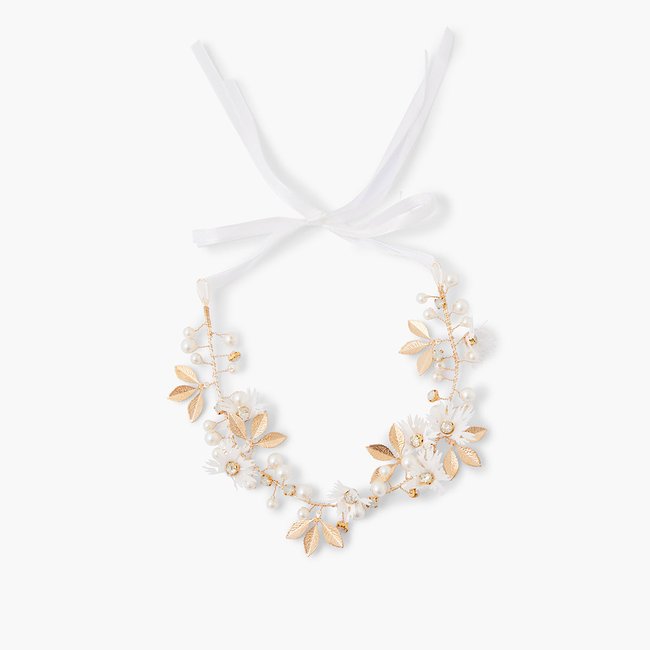 Couronnes Ceremonie blanc <span itemprop=