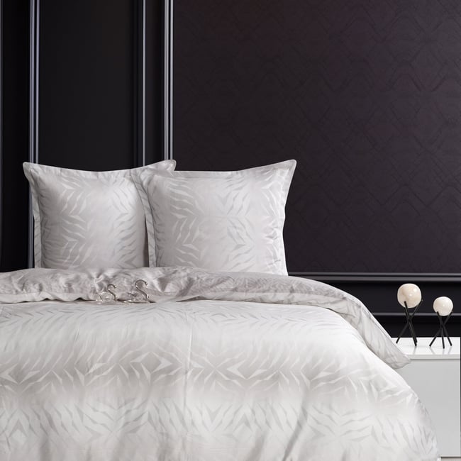 Parure Housse De Couette 100% Satin De Coton Imprimé 