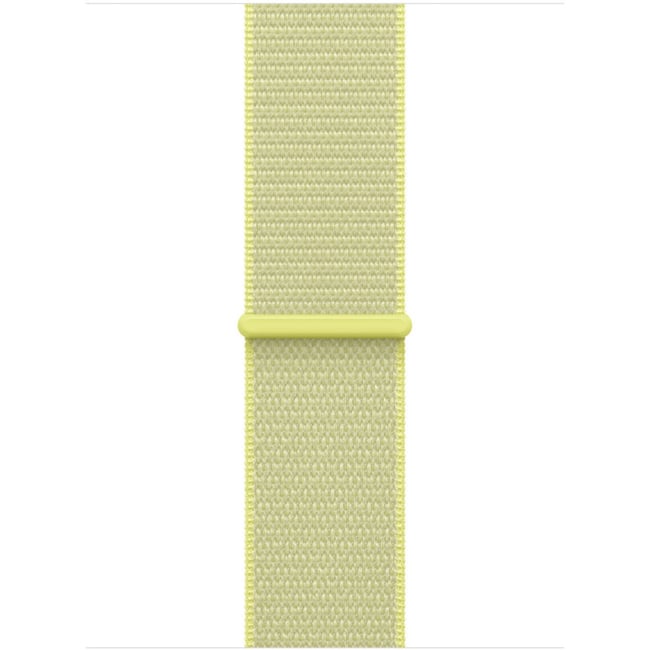 Bracelet 42 mm Boucle Sport jaune fluo jaune <span itemprop=