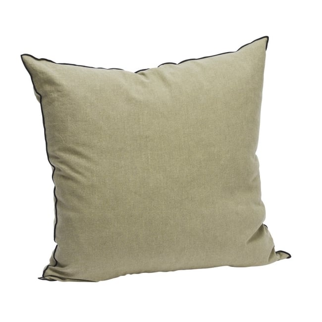 Grande housse de coussin lin coton uni - MADAM STOLTZ