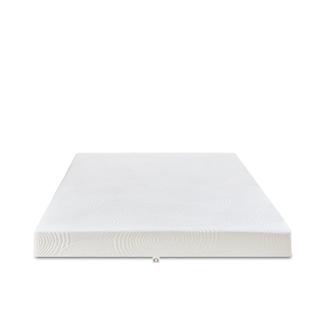Matelas Mousse Vosges 90x200 cm Accueil Mousse Haute Densité Couleur blanc <span itemprop=