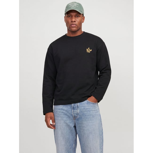 Sweat-Shirt noire - black <span itemprop=