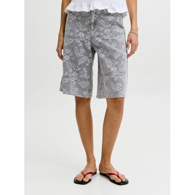 Short En Denim grise - grey denim 1 <span itemprop=