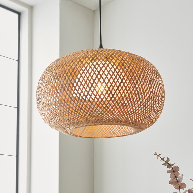 Sora Circular Pendant Ceiling Light, black, SO'HOME