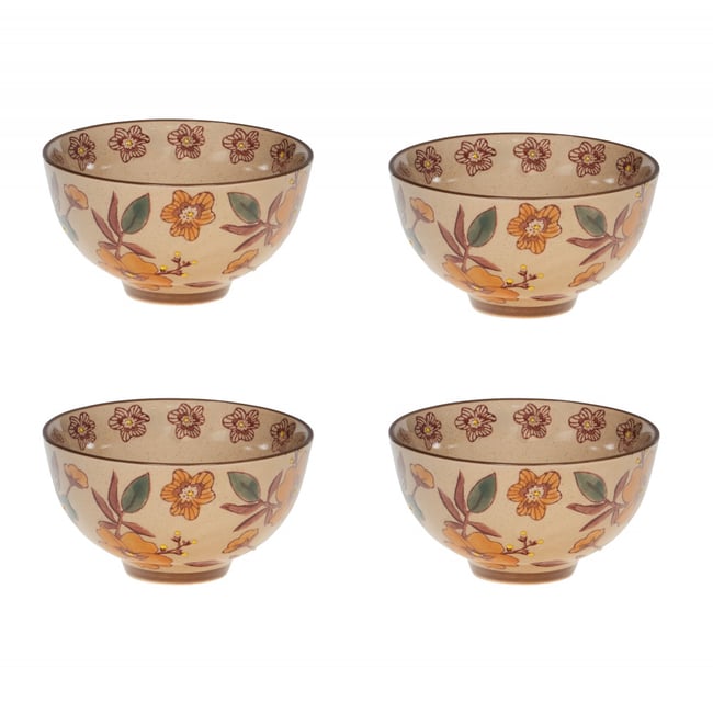 Coffret de 4 coupelles Aveline 11 cm - AVELINE Couleur multicolore <span itemprop=