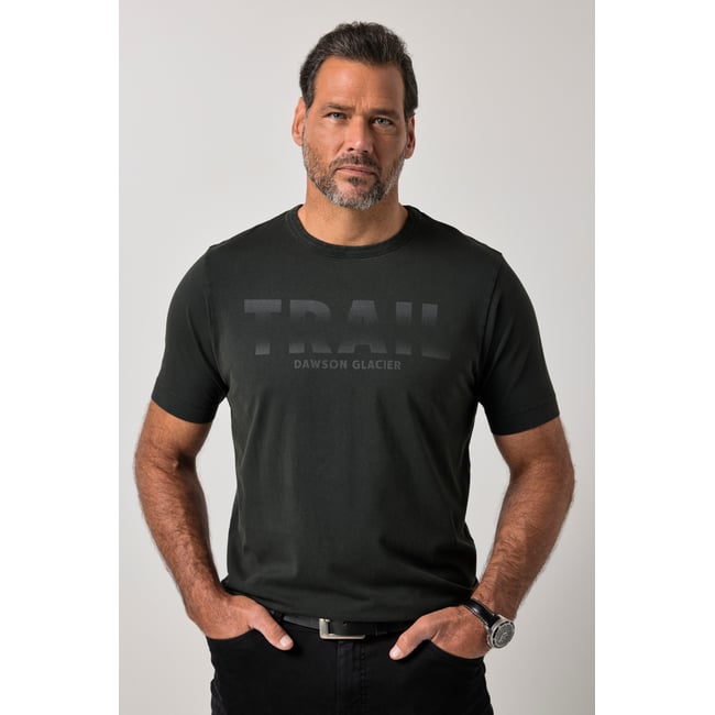 T-shirt, manches mi-hauteur vert sapin <span itemprop=
