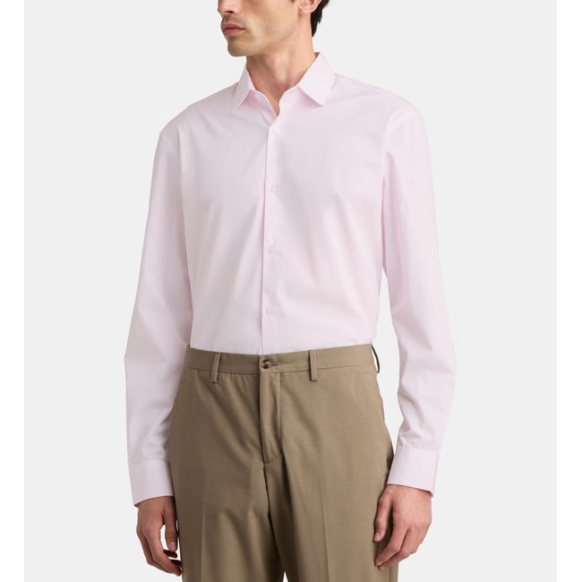 Chemise confort aastri coton rose <span itemprop=