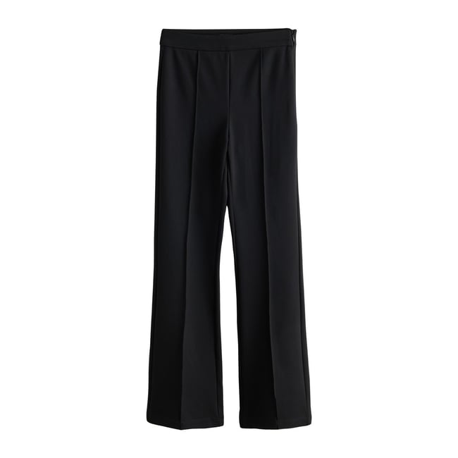 Pantalon bootcut en point de rome à nervures - NEXT