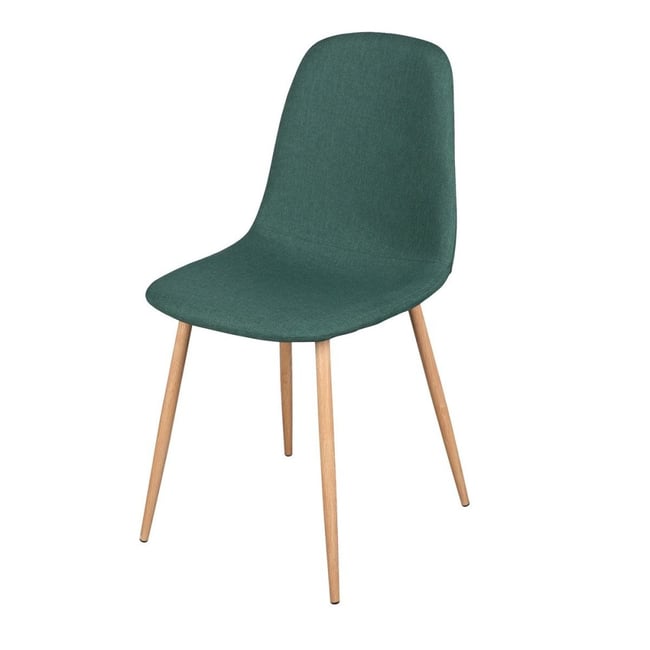 Chaise Scandinave Tissu Oslo Vert Couleur v002239 <span itemprop=