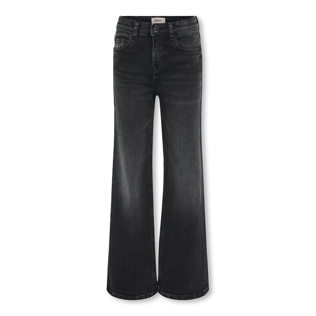 Jean coupe droite, KOGJUICY noir délavé <span itemprop=