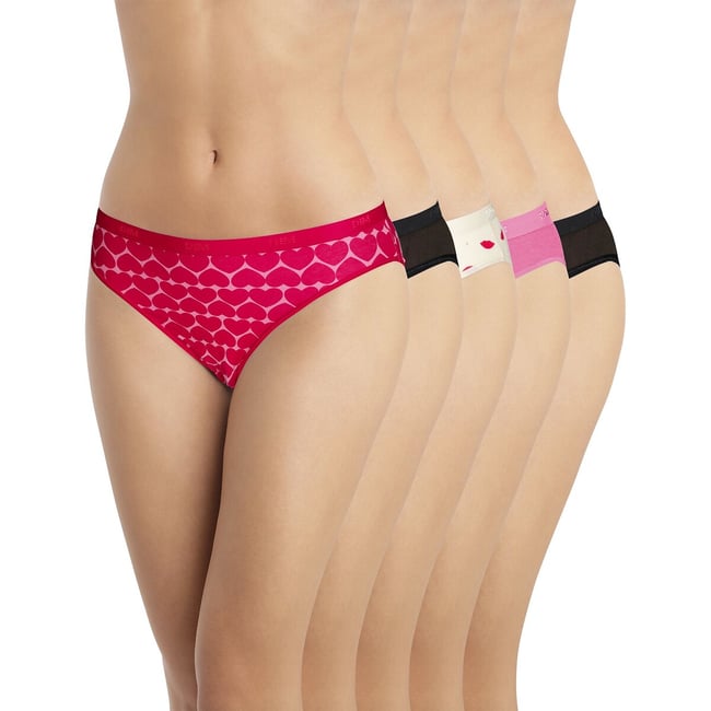 Confezione da 5 mutandine POCKETS COTON passione improvvisa  DIM