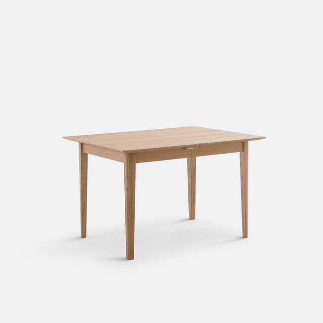 Table extensible plaqué chêne 4-10 couverts Tioga Couleur coloris chêne <span itemprop=