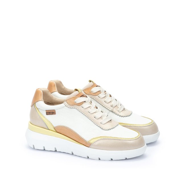 Rueda Leather Trainers, white, PIKOLINOS