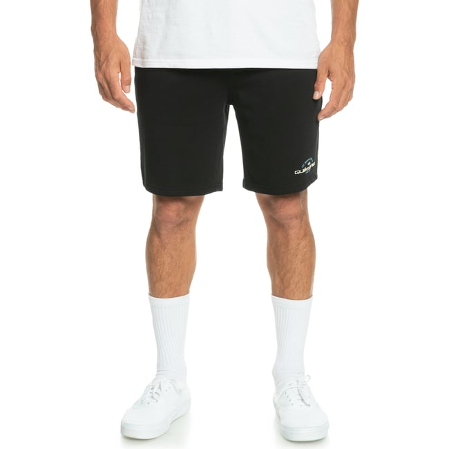 Short en molleton LOCAL SURF noir black <span itemprop=