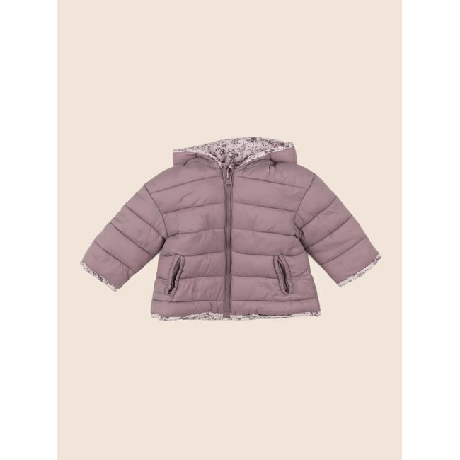 Doudoune réversible - Etat satisfaisant violet <span itemprop=