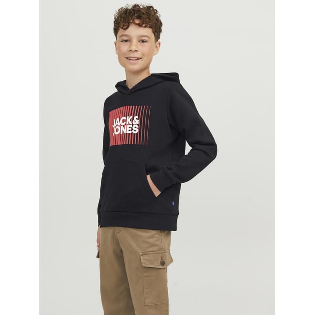 Sweat à capuche en molleton noire - black <span itemprop=