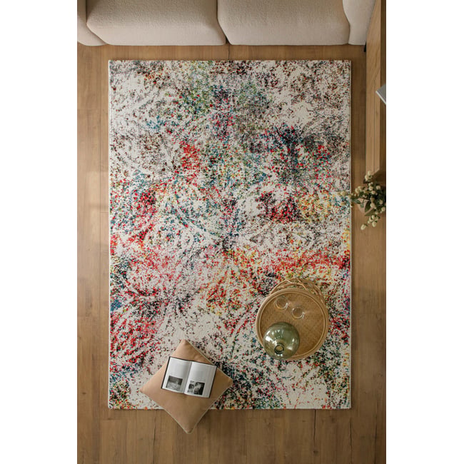 WECONhome Modernina 2.0, tissé machine, tapis poils courts, certifié OEKO-TEX® (80 x 150 cm, multicolore) ,  Modernina 2.0 Couleur multicolore <span itemprop=