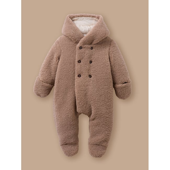 Combi-pilote en sherpa sucre brun <span itemprop=