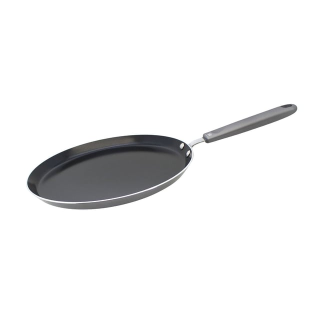 Poêle à crêpes 26 cm antiadhésive sans PFAS DUCATO gris,noir <span itemprop=
