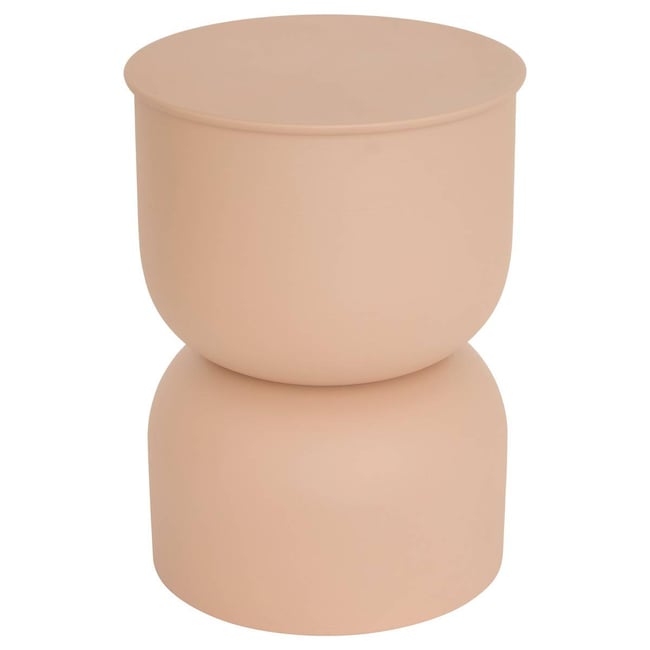 Table d'appoint acier PALOMBA Couleur beige <span itemprop=