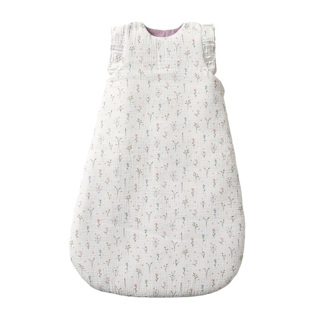 Gigoteuse sans manches en gaze de coton DOUCE PROVENCE écru / multicolore <span itemprop=