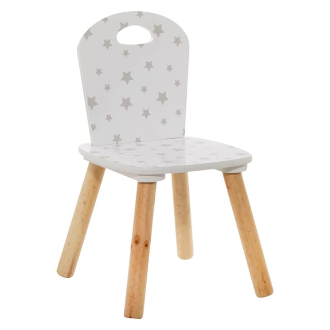 Chaise Enfant Douceur Fleur Rose – Atmosphera For Kids, Design Adorable Et Confortable 47 Cm