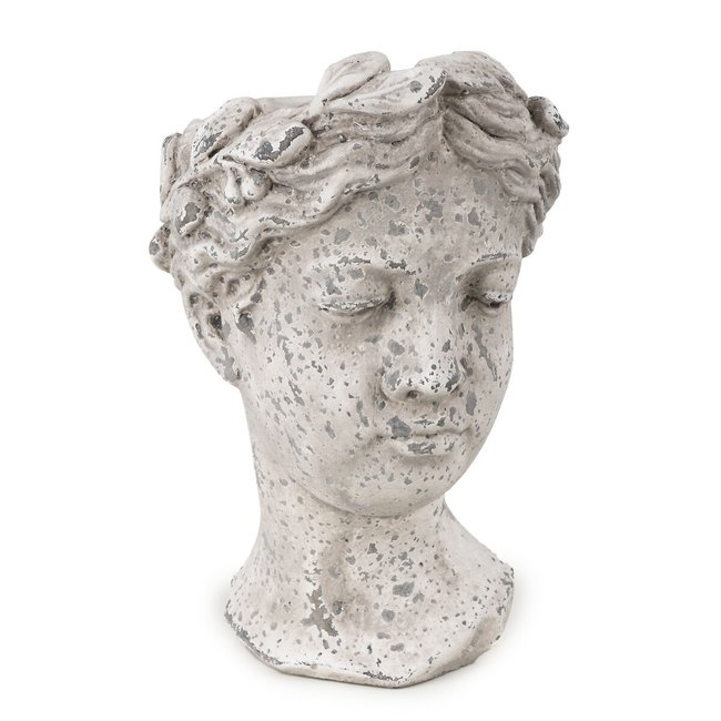 26cm Large Decorative Female Planter, grey, SO'HOME