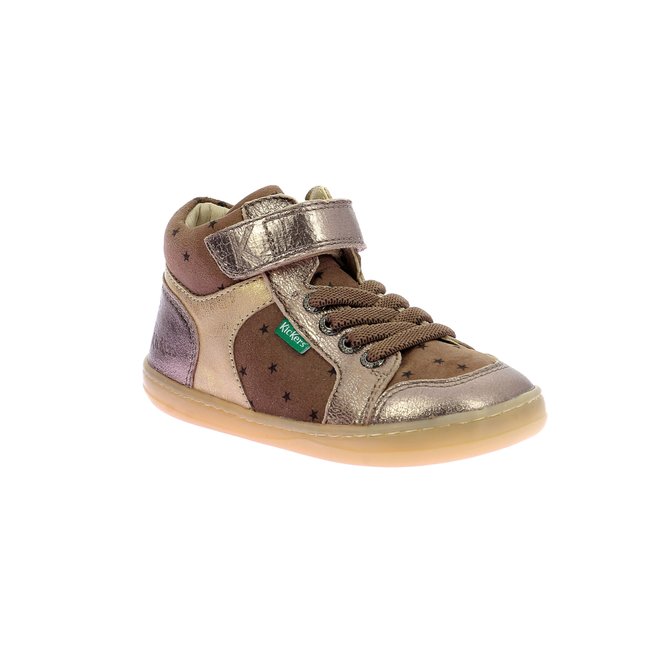 Sneakers hautes Cuir KICKBARYL beige <span itemprop=