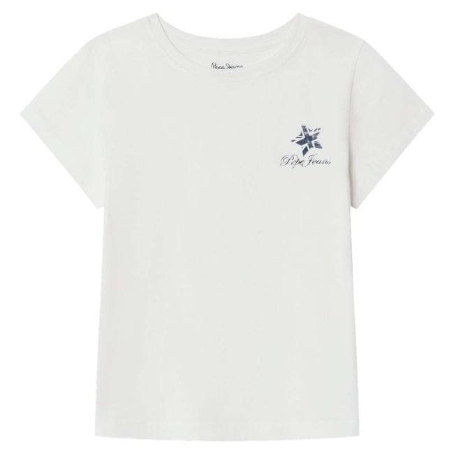 T-Shirt À Coupe Décontractée Avec Imprimé blanche mousse <span itemprop=